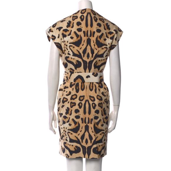 ❤️Giambattista Valli Leopard Print Silk Mini Dress❤️ - Picture 3 of 3